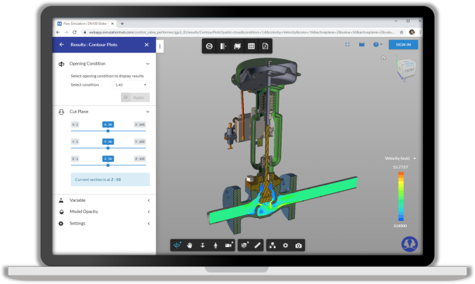 Autonomous Valve CFD Application