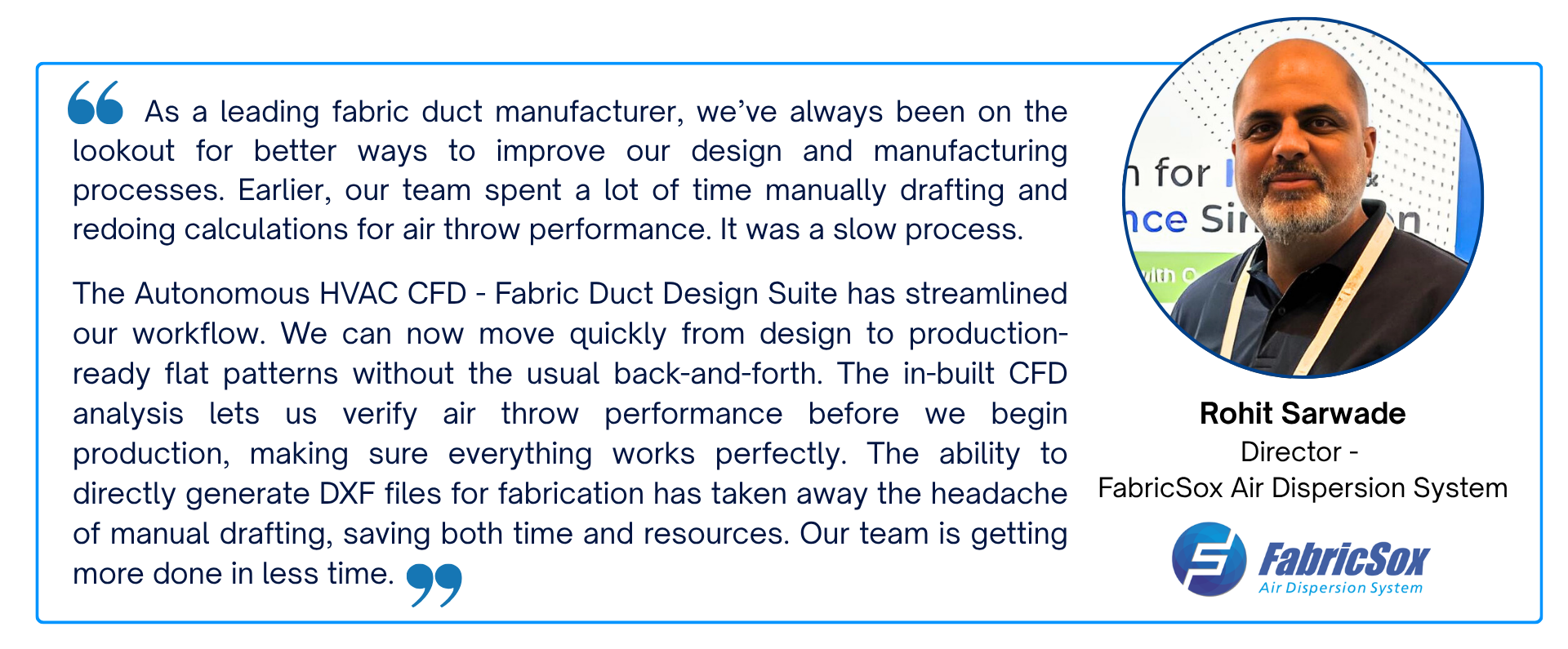 Rohit Sarwade - Testimonial